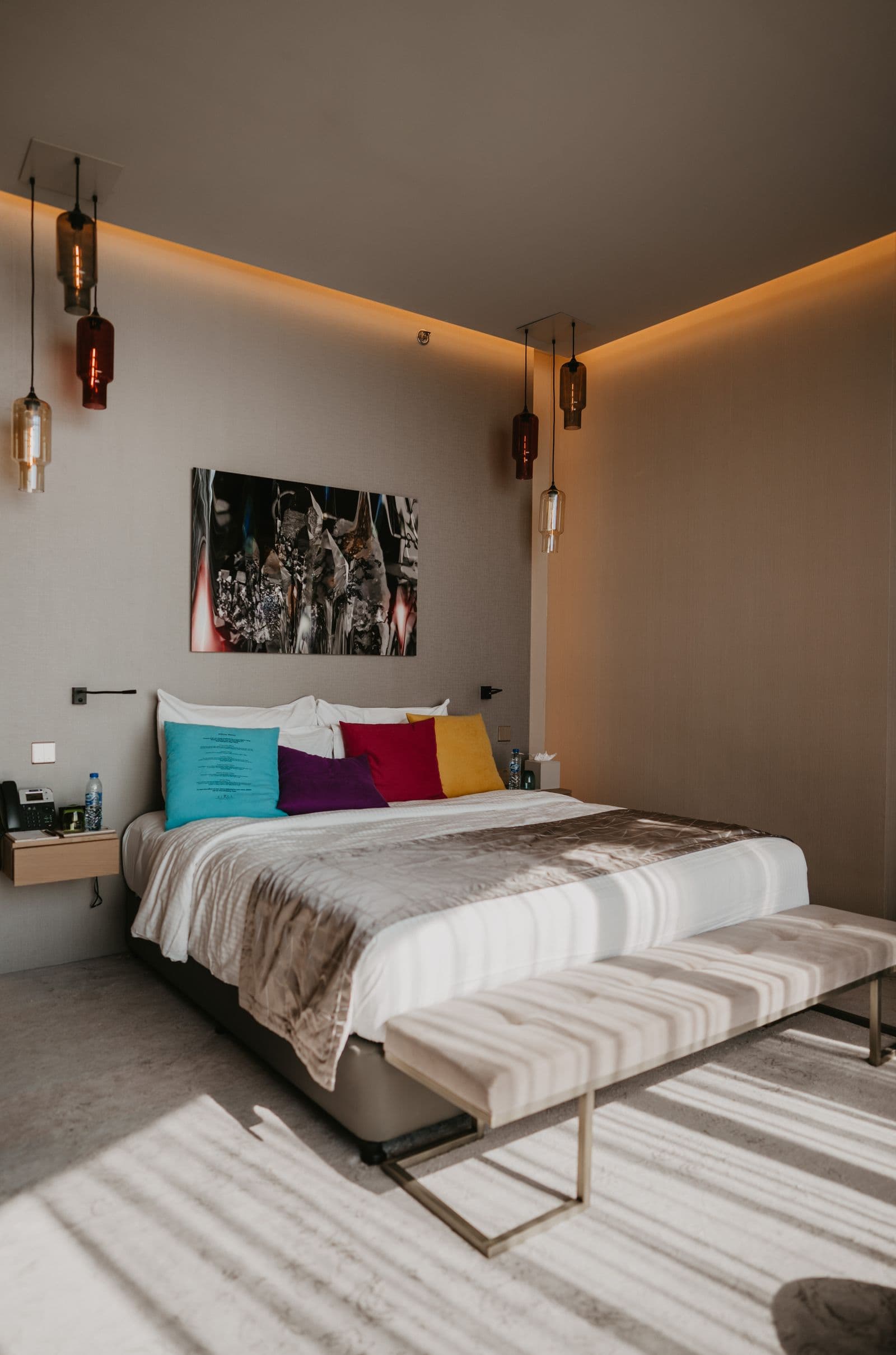 ห้องพักโรงแรมสไตล์โมเดิร์นในกรุงเทพฯ