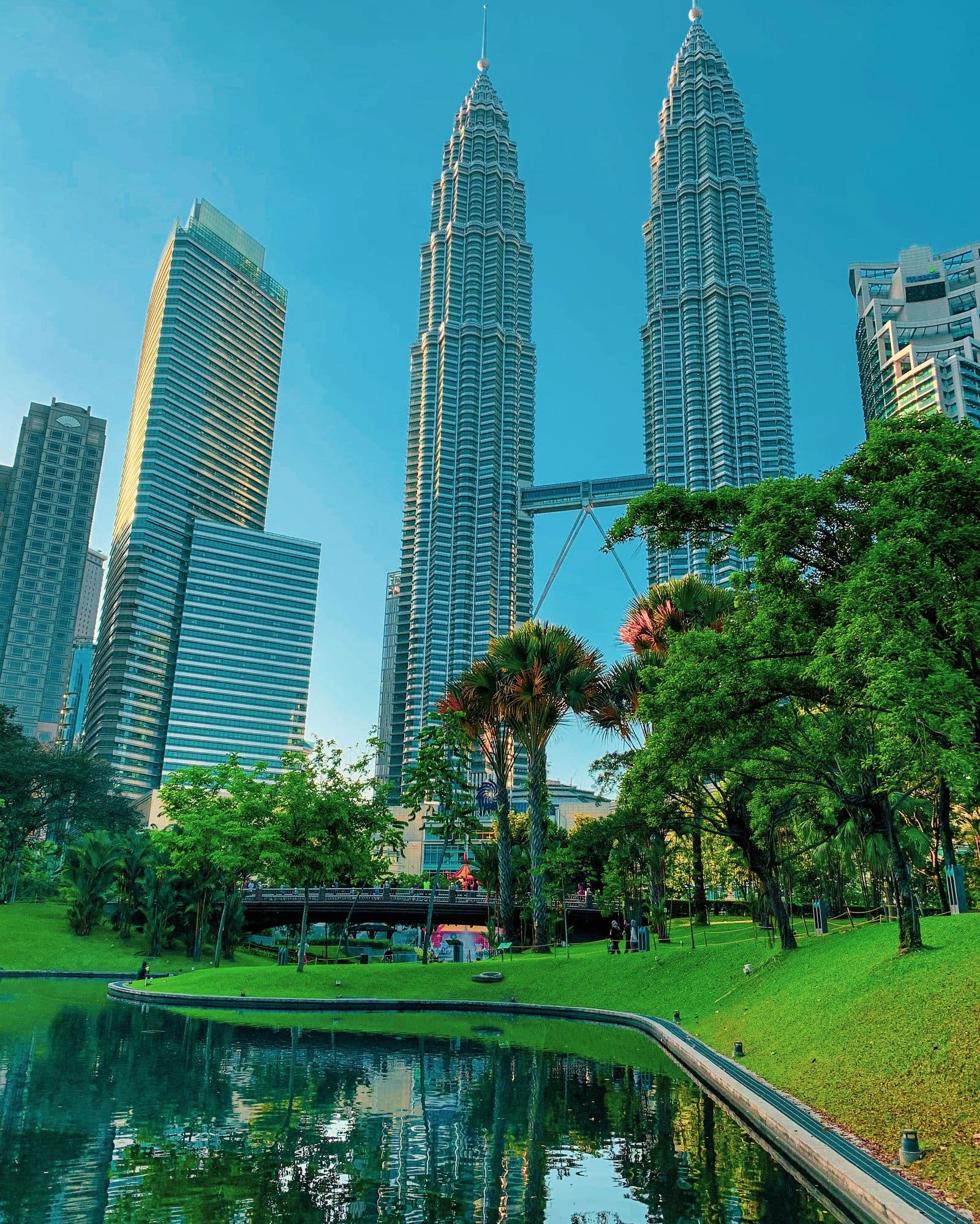 สวน KLCC Park กับวิวตึกแฝดเปโตรนาส